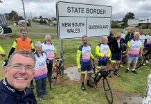 Cyclists power through 1200km ride for sick kids