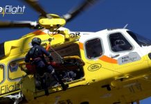 Rescued from cliff fall