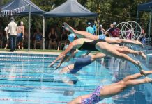 Spring in the air at Masters swim meet