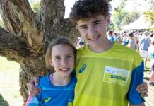 A very special triathlon