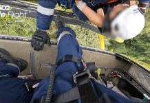LifeFlight winches woman after fall