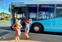 Free loop bus goes electric these holidays