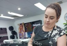 Isla drops her locks for charity