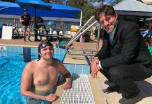 Ocean swim milestone for Brodie