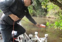 River sediment study