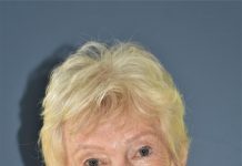 Artist Ann Banks her work