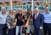 First Nations artist unveils his vibrant new artwork