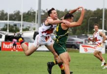 Women unveil their flag
