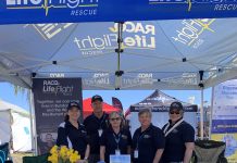 Heart attack survivor gives back to helicopter rescue service