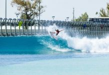 Surfing in the skate park