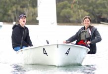 Schools regatta, gaff next!