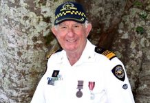 Commodore pulls up anchor