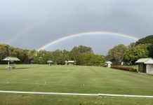 Winter croquet still popular as the courts warm up