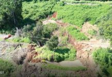Landslide repairs move closer