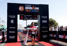 Mooloolaba Ironman winners, minutes to spare