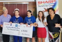 Combined clubs charity handover