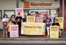 Noosa locals hop on the Yes train