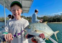 Off-shore anglers blown away