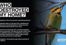 Sign shames tree cutters