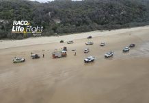 Fatal rollover on Teewah Beach