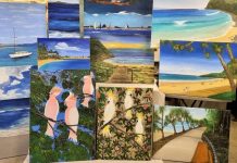 Robin holds his first ever art exhibition