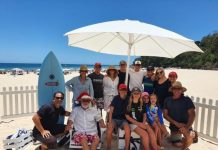 Locals love Santa on the beach
