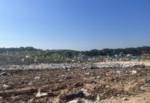 Land clearing for dump expansion