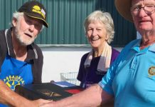 Volunteers give their thanks