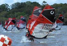 Action aplenty on Lake Cootharaba