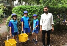 Students lend a hand for Clean Up Australia Day