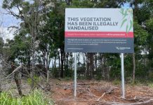 Treasured wildlife corridor damaged by vandals