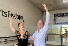 Fitbarre dancers perform at Body Art Festival