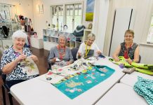 Quilters show their art