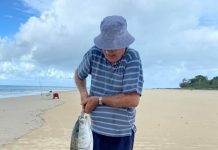 Rain won’t stow the rod