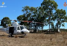 Man airlifted to hospital after crash