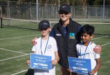 Colour Ball juniors compete at Tewantin Tennis tournament
