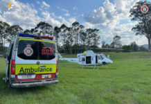 Airlifts after dog attack and quad bike incident