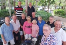 The ‘dirty dozen’ celebrate Rob’s 90th