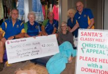 Lorraine’s sleep out for Christmas Appeal