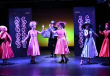 Ladies in Black radiates colour