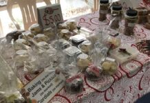 Christmas treats at market