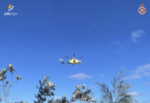 Paraglider winched to care