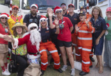 Christmas joy in convoy