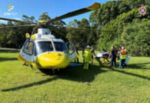 LifeFlight airlifts teenage cyclist after crash with motorcycle