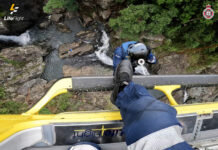 LifeFlight winches injured hiker to safety after fall