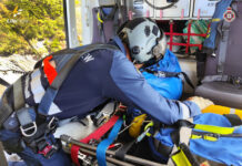 LifeFlight rescue-winches man after mountain fall