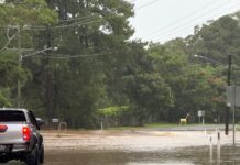 Flooding forces 100 road closures across the Sunshine Coast