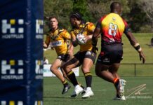 Falcons take on PNG Hunters in footy blockbuster