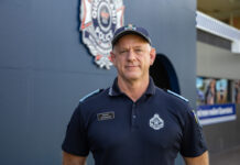 Dad follows son in police career