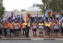 Council workers march for more pay